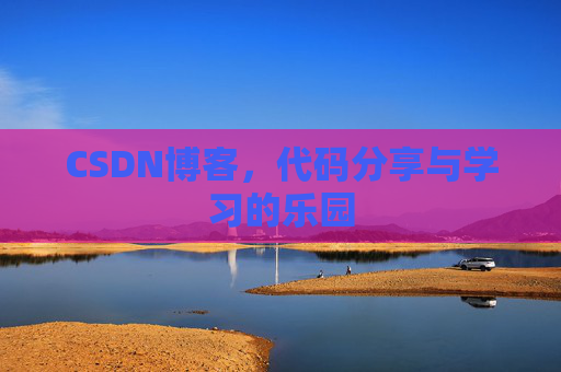 CSDN博客,代码分享与学习的乐园